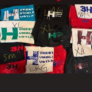 3H apparel Men’s shirt and shorts sets $55 windbreaker/ fleece options